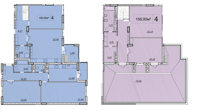 Двухуровневая 156 м² в ЖК Дружба Хаус от 14 500 грн/м², г. Волочиск