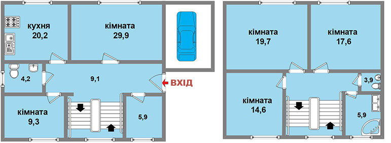 Коттедж 150 м² в КП Ledovskiy от застройщика, Хмельницкий