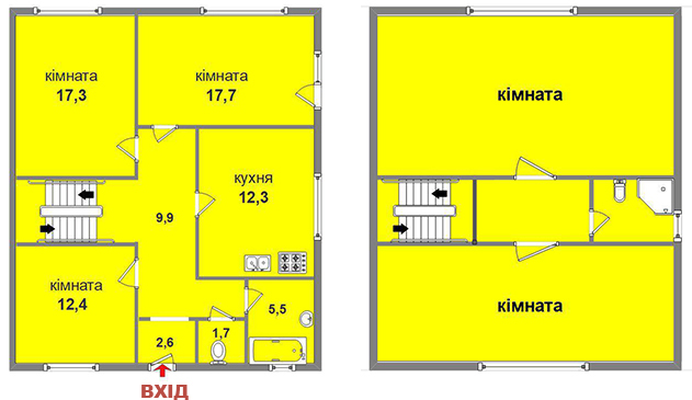 Котедж 120 м² в КМ Ledovskiy від 13 333 грн/м², Хмельницький