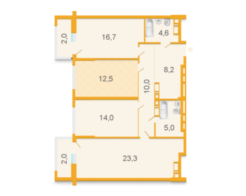 3-кімнатна 98.3 м² в ЖК Караваєві Дачі від 38 000 грн/м², Київ