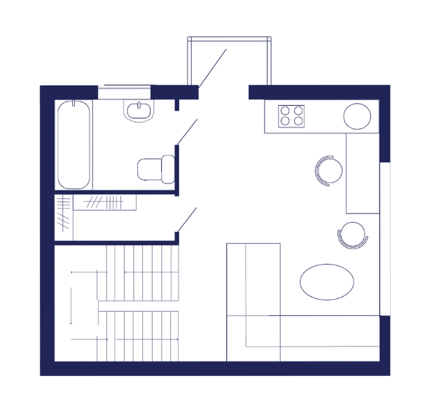 Таунхаус 49 м² в Таунхаусы Liverpool House от 23 469 грн/м², Киев