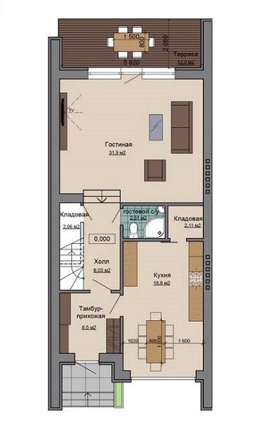 Таунхаус 164.5 м² в Таунхаус Гагарінський від 15 988 грн/м², Дніпро