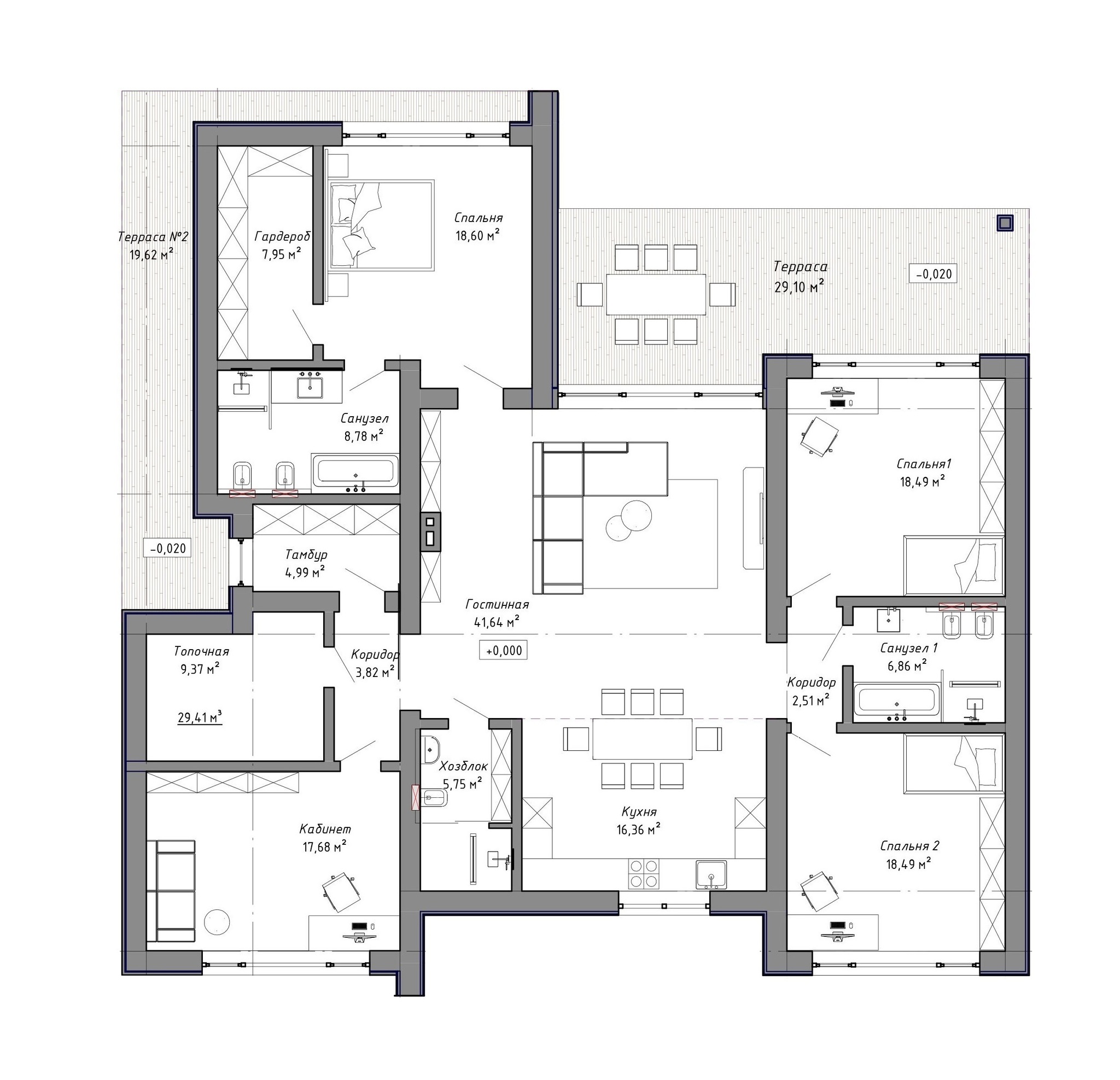 Коттедж 278 м² в КГ 4 Houses от 18 921 грн/м², с. Новоалександровка