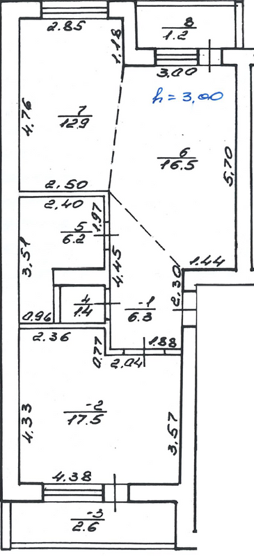 2-кімнатна 64.6 м² в ЖК на вул. Ярославенко, 36 від 33 800 грн/м², Львів