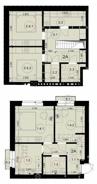 Двухуровневая 84.43 м² в ЖК Бархатный от 15 350 грн/м², с. Софиевская Борщаговка