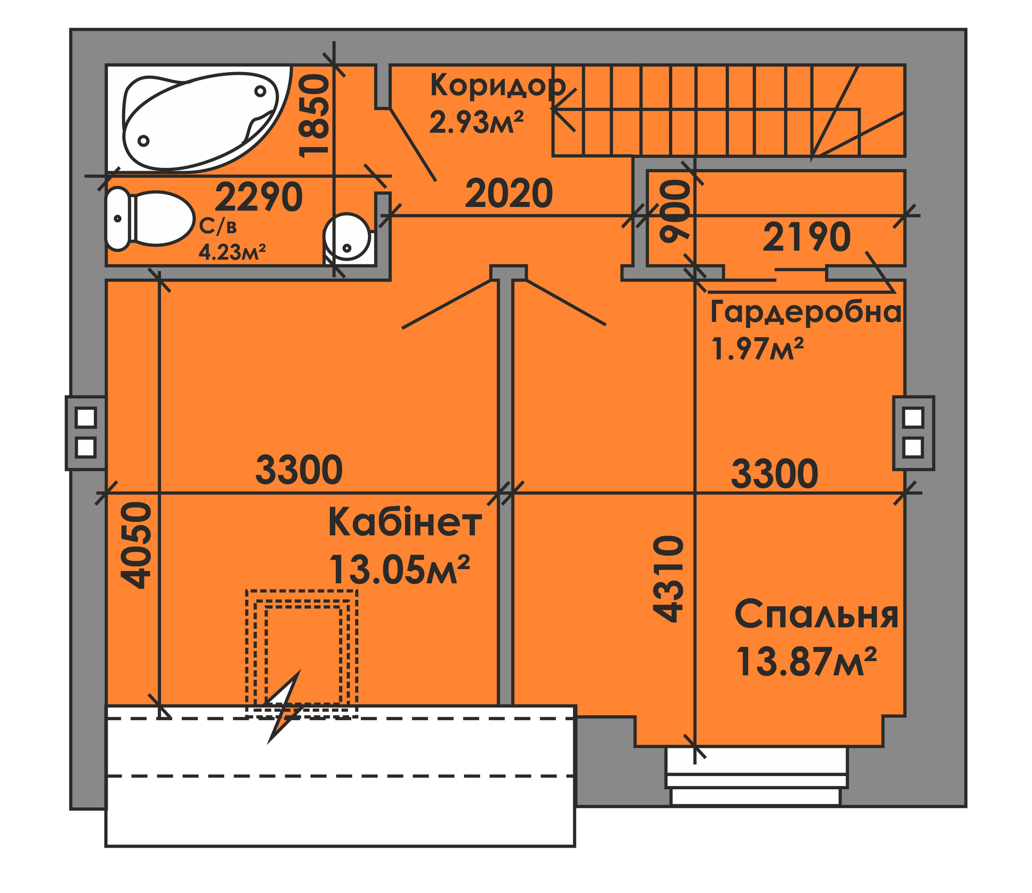 Дуплекс 75 м² в КП Вишневый от 17 067 грн/м², с. Геронимовка