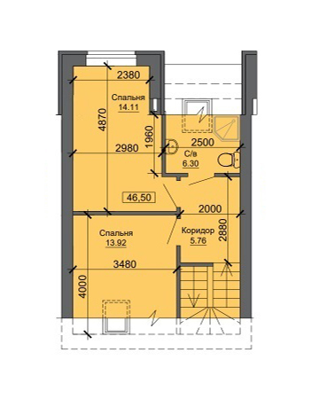 Таунхаус 85 м² в КП Вишневый от 16 000 грн/м², с. Геронимовка