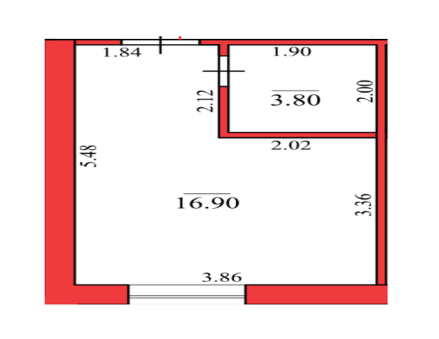 1-комнатная 20.7 м² в ЖК Конторский-2 от 25 050 грн/м², Харьков