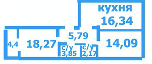 2-кімнатна 61.83 м² в ЖК на вул. Жабинського, 2Д, 2В, 2Г, 2Е від 10 500 грн/м², Чернігів