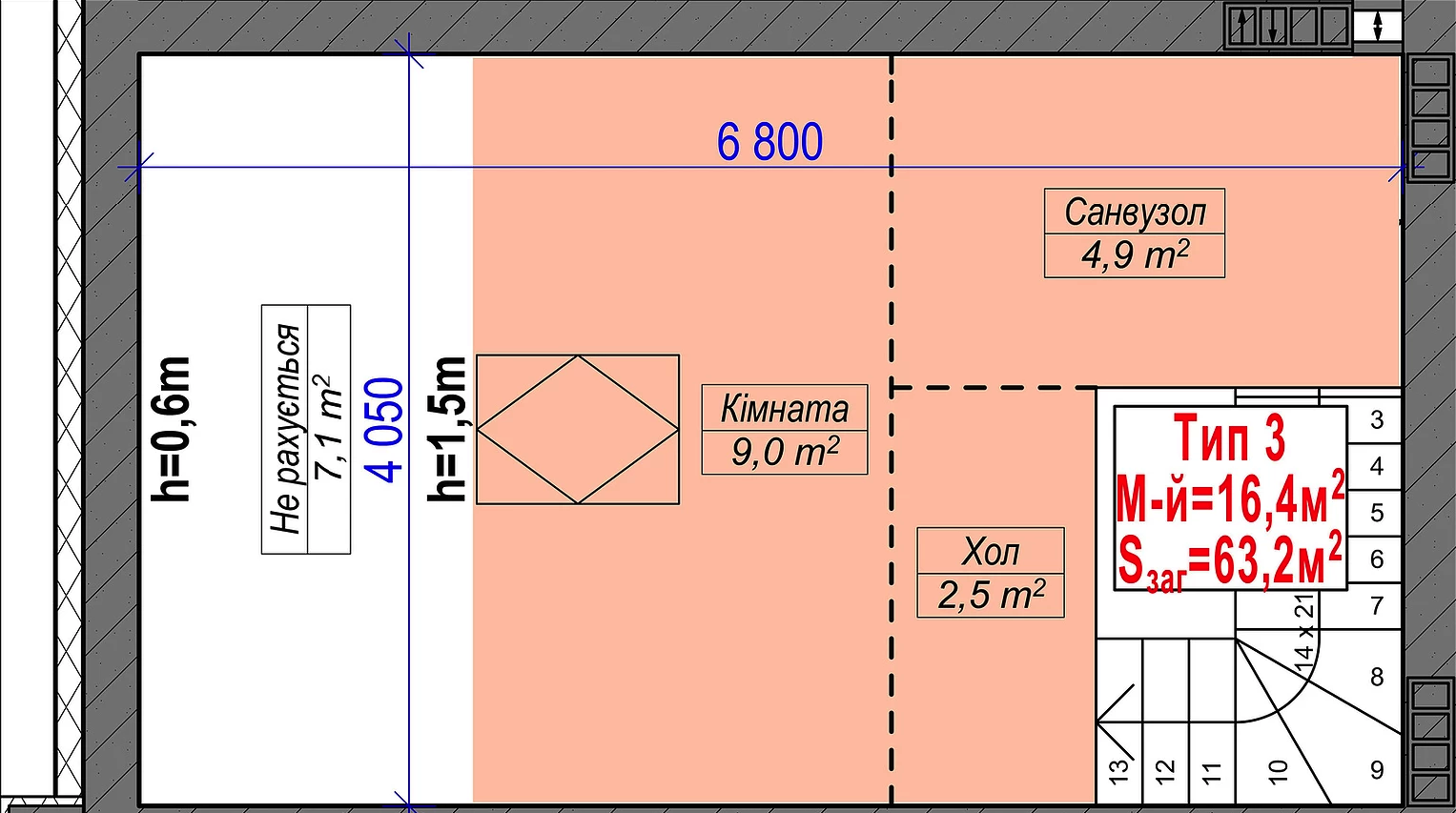 Таунхаус 63.2 м² в КП на ул. Владимирская (Красного пахаря), 3 от 13 085 грн/м², с. Святопетровское