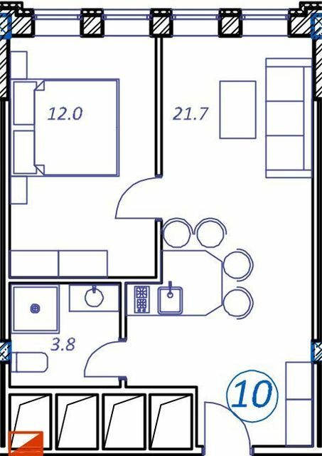 1-комнатная 37.5 м² в Апарт-отель Европа плюс от 30 000 грн/м², г. Трускавец