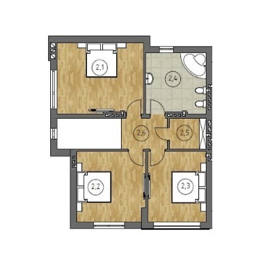 Дуплекс 144 м² в КМ Затишок від 14 722 грн/м², с. Зимна Вода