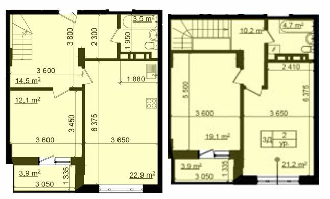 Двухуровневая 112.1 м² в ЖК Пролисок от 15 400 грн/м², Харьков