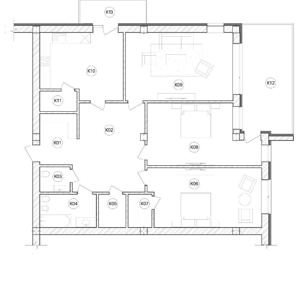 3-кімнатна 140.1 м² в ЖК Baltiysʹka Hall від 41 750 грн/м², Львів