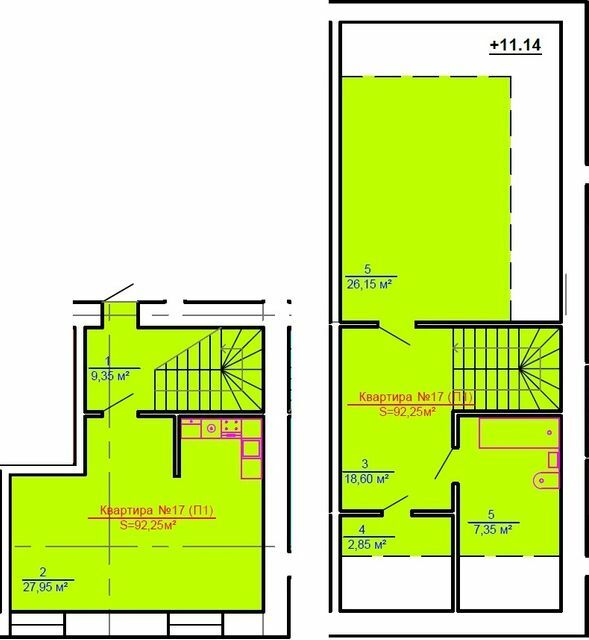 Дворівнева 92.25 м² в ЖК Австрійська Садиба від забудовника, м. Рава-Руська