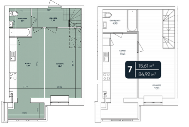 Двухуровневая 84.92 м² в ЖК Ковалевский от 13 200 грн/м², Кропивницкий