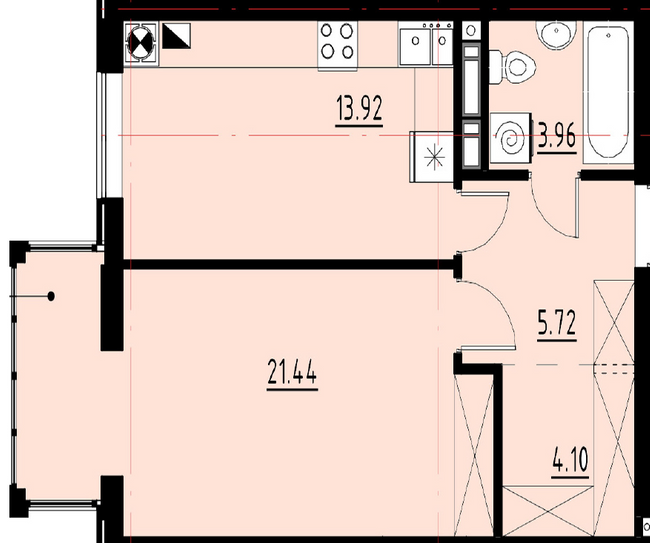 1-кімнатна 49.13 м² в ЖК Globus Comfort від забудовника, Львів