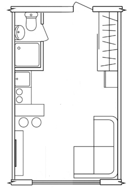 1-комнатная 25 м² в ЖК Воробьевы горы от 22 600 грн/м², Харьков