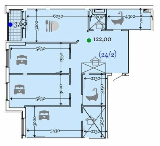 3-кімнатна 125.6 м² в ЖК Comfort City від 32 800 грн/м², Дніпро