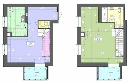 Двухуровневая 76.17 м² в ЖК Лазурный от 15 500 грн/м², Харьков