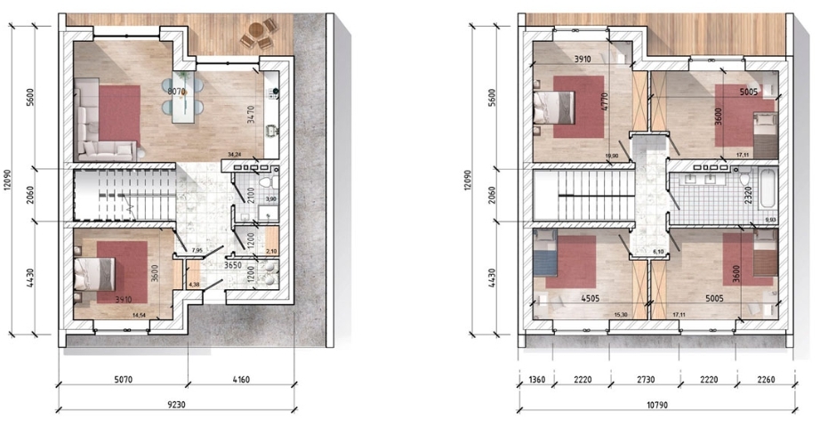 Таунхаус 160.8 м² в Танухаусы Comfort City Lagoon от застройщика, Днепр