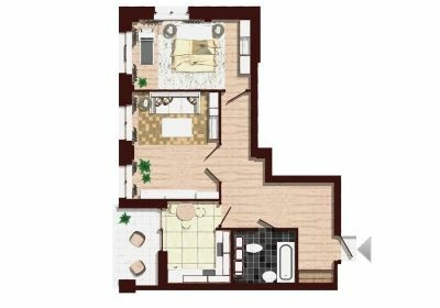 2-комнатная 67.47 м² в ЖК iQ-House от 31 850 грн/м², Днепр