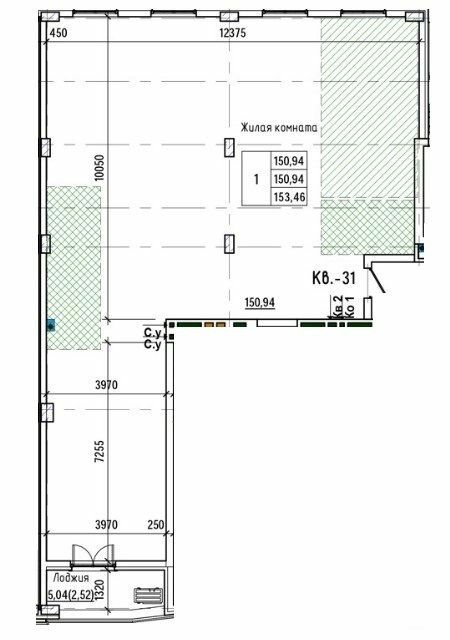 Вільне планування 153.46 м² в ЖК Park Residence від 41 200 грн/м², Дніпро