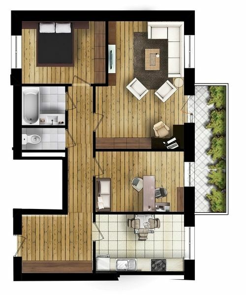 3-комнатная 82.97 м² в ЖД Новый массив от 18 000 грн/м², Днепр