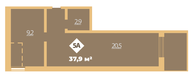 1-комнатная 37.9 м² в КД Городские сады от 19 700 грн/м², Харьков