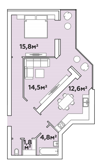 2-кімнатна 75 м² в ЖК Яровиця від 15 950 грн/м², Луцьк