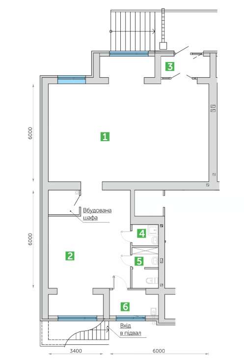 Помещение свободного назначения 112.71 м² в ЖК Парковий квартал от 15 500 грн/м², г. Ковель