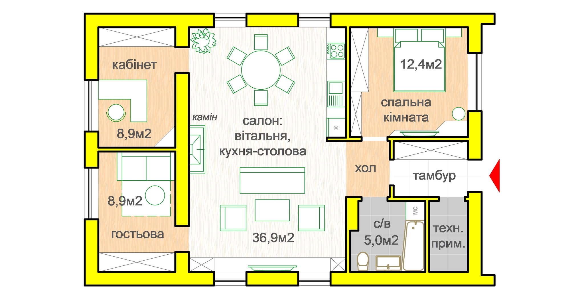 Котедж 6 соток в КМ Oklahoma Cottage Town від 16 786 грн/м², с. Дмитрівка