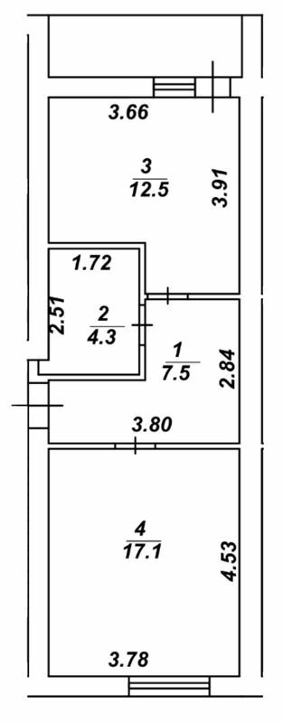 1-кімнатна 41.4 м² в ЖК Finland Yard від 24 950 грн/м², Київ