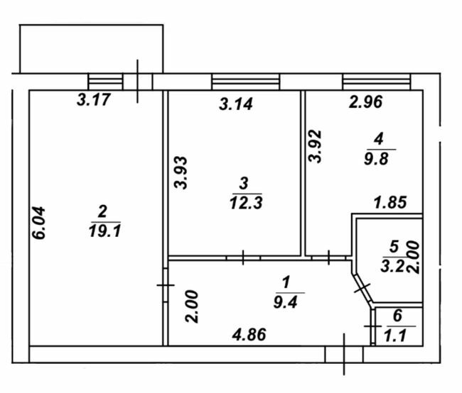 2-комнатная 54.9 м² в ЖК Finland Yard от 26 550 грн/м², Киев