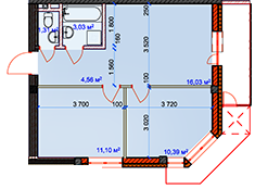 2-кімнатна 51.72 м² в ЖК Власна квартира від 37 750 грн/м², Київ