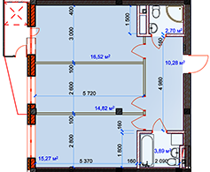 2-комнатная 66.87 м² в ЖК Власна квартира от 37 750 грн/м², Киев