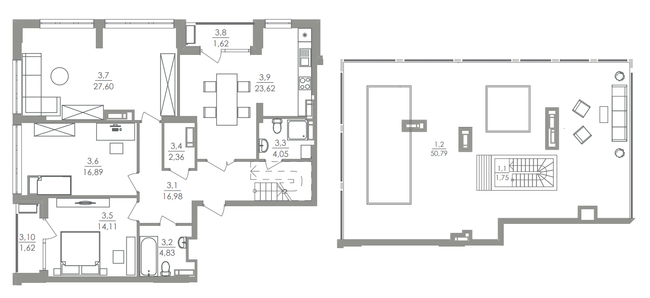 Двухуровневая 166.19 м² в ЖК Greenville на Печерске от 42 950 грн/м², Киев