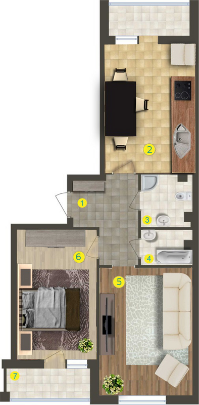 2-комнатная 80.2 м² в ЖК Сан Сити от застройщика, с. Петропавловская Борщаговка