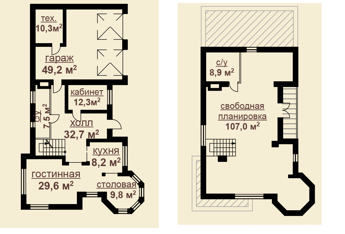 Коттедж 270 м² в КГ Скифский от 7 778 грн/м², с. Крячки