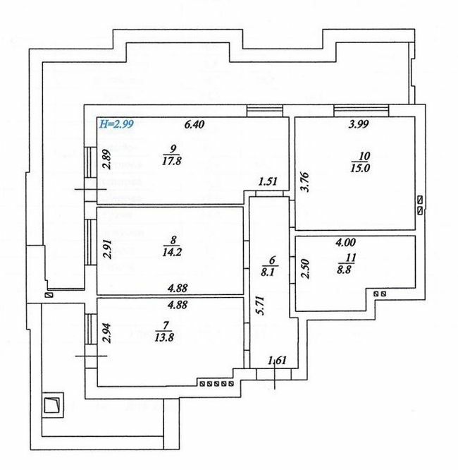 3-комнатная 89.5 м² в КД Brick House от 19 500 грн/м², с. Софиевская Борщаговка