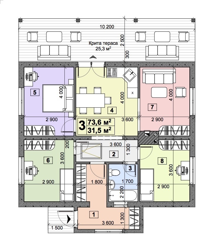 Котедж 73.6 м² в КМ Крушинські Озера від 19 022 грн/м², с. Крушинка