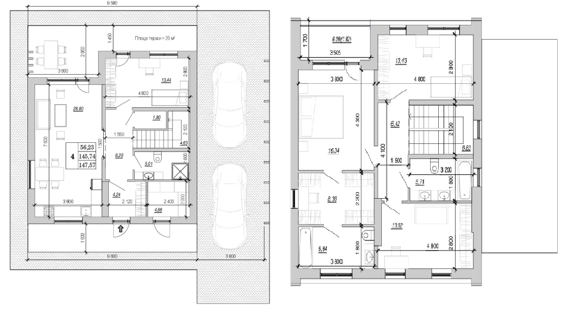 Коттедж 147.57 м² в КП Крушинские Озера от 16 331 грн/м², с. Крушинка