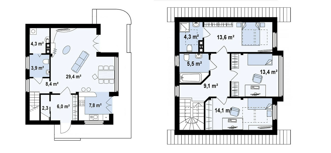 Коттедж 122 м² в КП Sea Villas от 13 033 грн/м², с. Козаровичи