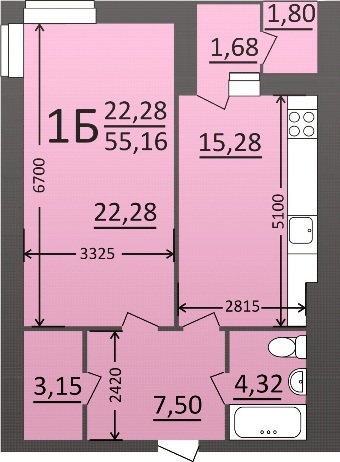 1-комнатная 55.16 м² в Мкрн Потемкинский от 18 000 грн/м², Николаев