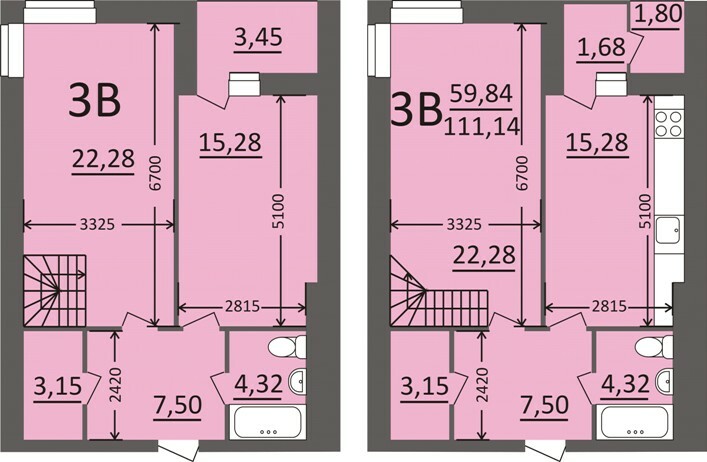 Двухуровневая 111.14 м² в Мкрн Потемкинский от 17 000 грн/м², Николаев