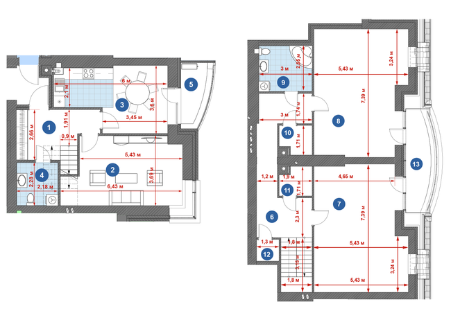 Двухуровневая 165.41 м² в ЖК City Park от 23 000 грн/м², г. Кременчуг