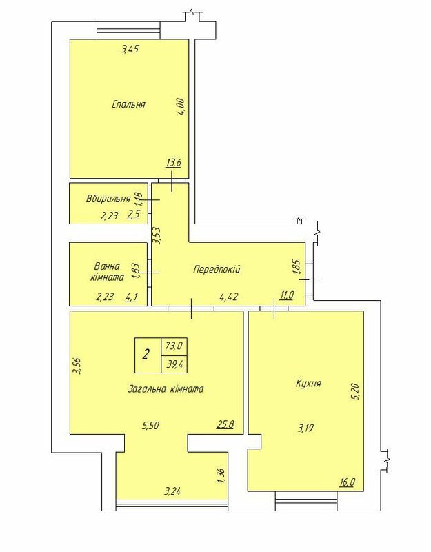 2-комнатная 73 м² в ЖК на ул. Нагорная, 6 от 12 000 грн/м², г. Кременчуг