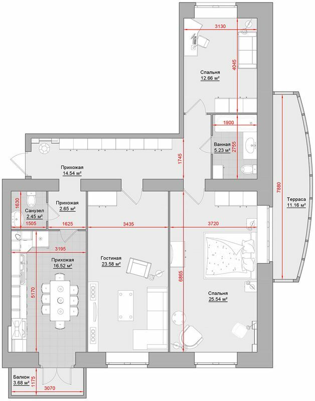 3-кімнатна 118 м² в ЖК на вул. Троїцька, 74 від 17 850 грн/м², м. Кременчук