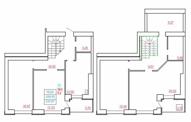 Двухуровневая 137.07 м² в ЖК Остров от 10 300 грн/м², г. Миргород