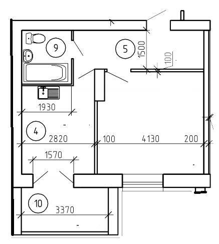 1-комнатная 43.37 м² в ЖК на ул. Труда, 1 от 11 950 грн/м², Сумы